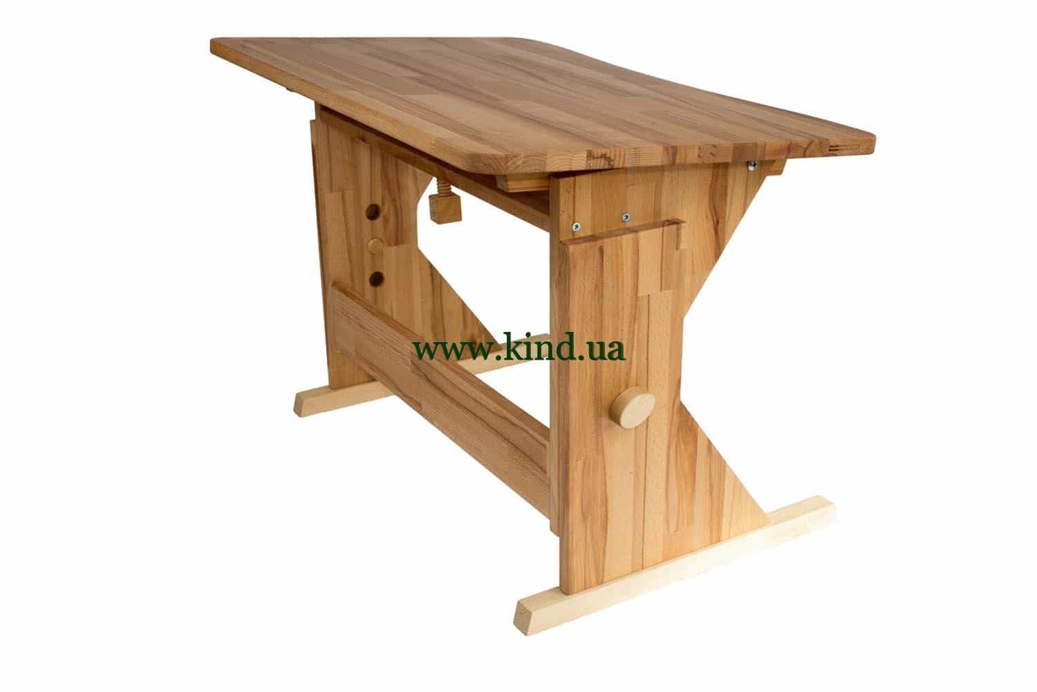 Детская парта растишка из дерева бука Детская парта растишка из дерева бука