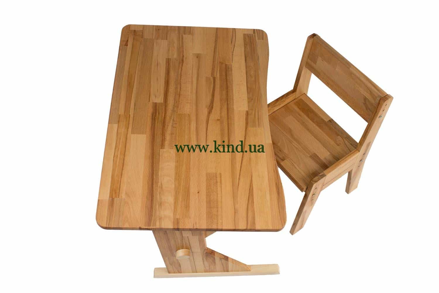 Деревянная парта со стульчиком Деревянная парта со стульчиком