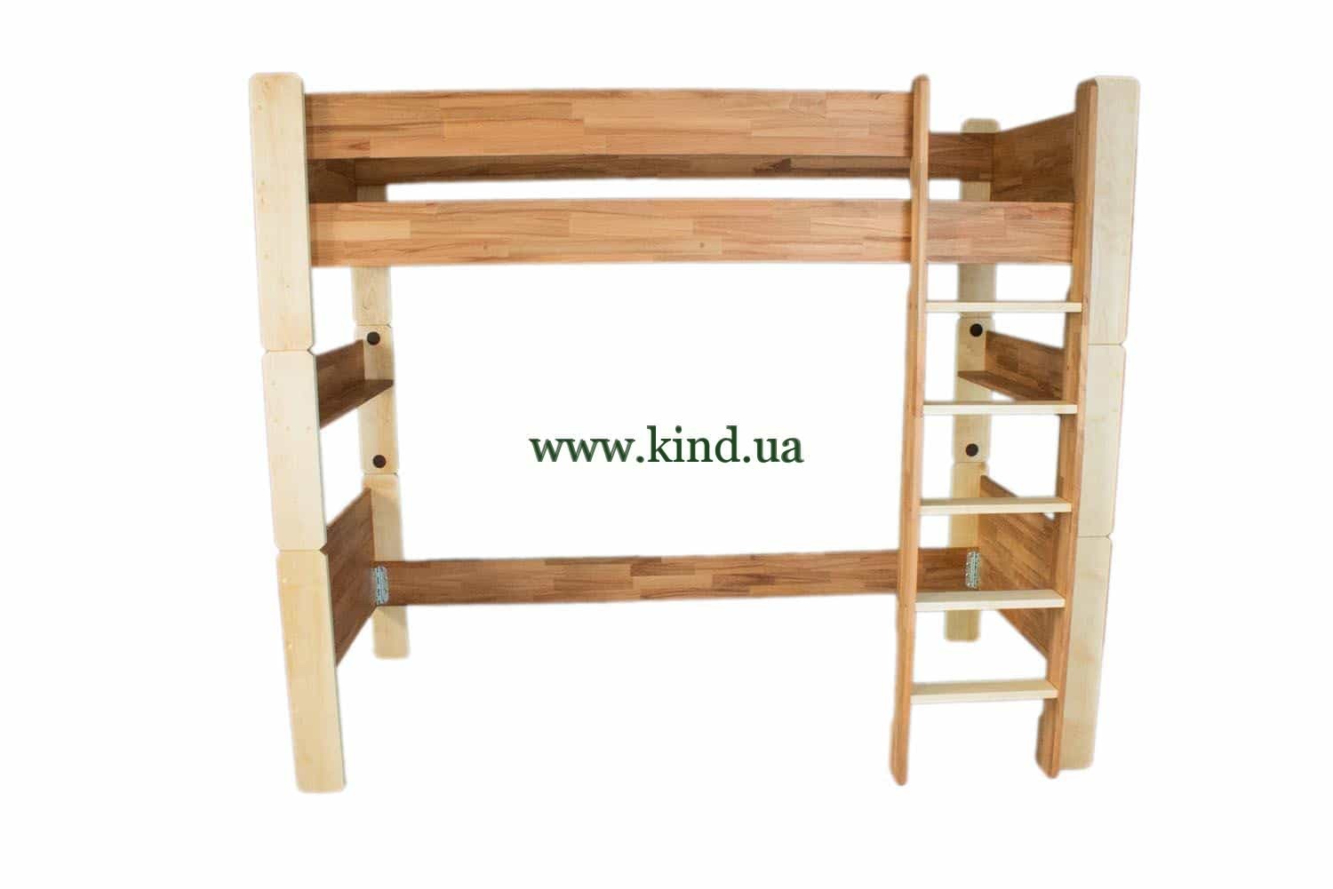 Детская кровать чердак из дерева Детская кровать чердак из дерева