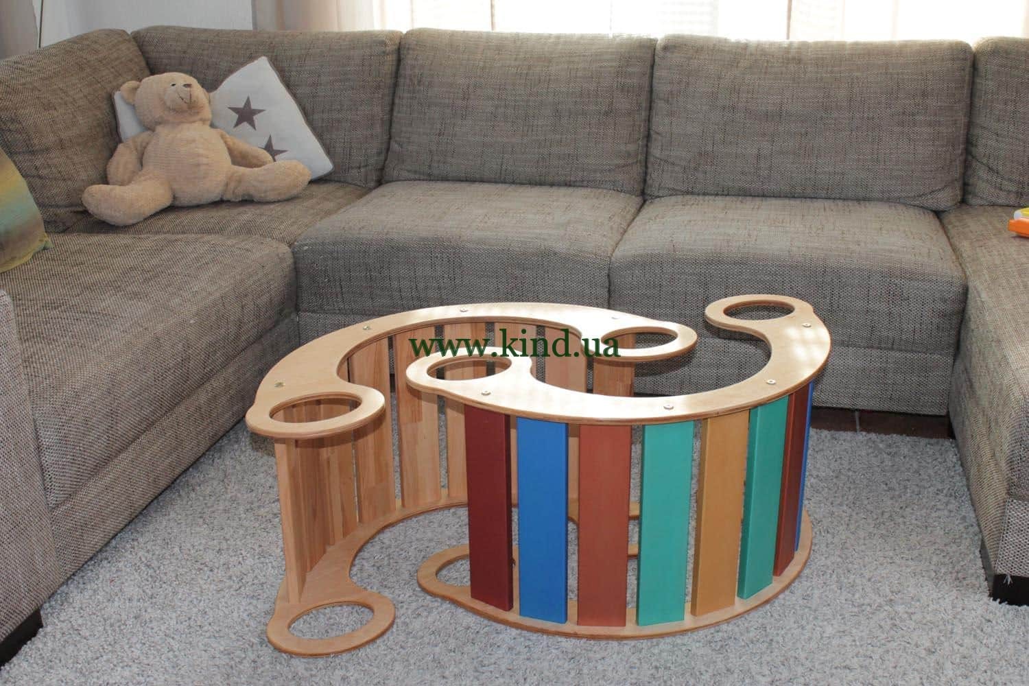 Цветная горка качалка Цветная горка качалка