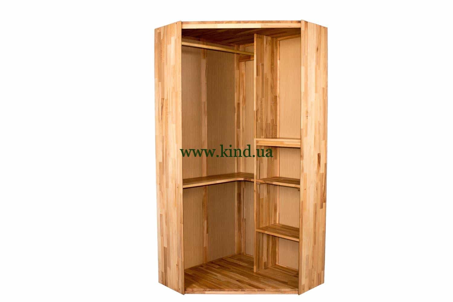 Купить угловой шкаф из дерева для детей Купить угловой шкаф из дерева