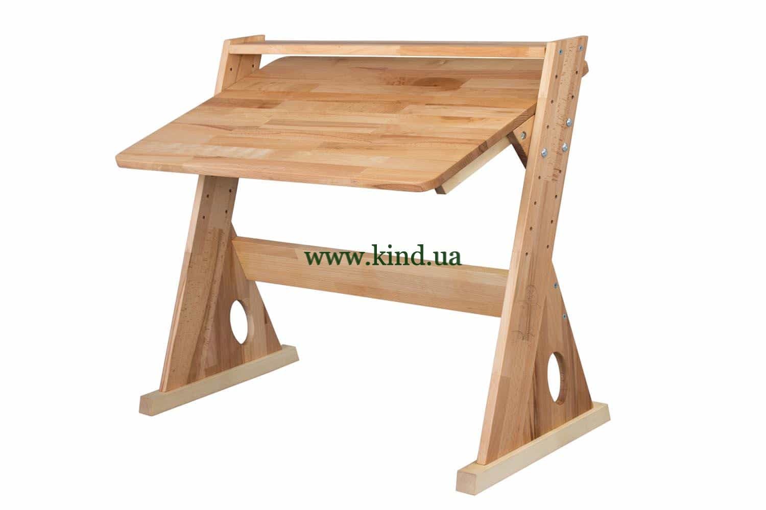 Регулируемая парта из дерева с надстройкой Регулируемая парта из дерева с надстройкой