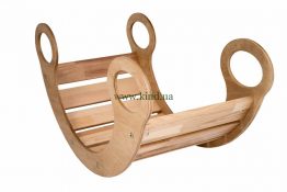 Горка качалка из дерева бука и берёзы