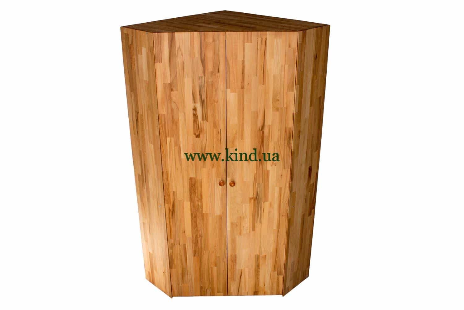 Угловой шкаф деревянный Угловой шкаф деревянный