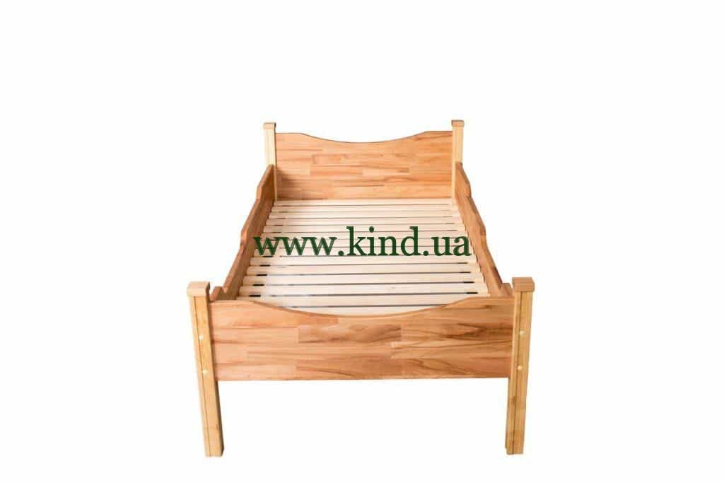 Недорогая детская деревянная кровать для дошкольников 