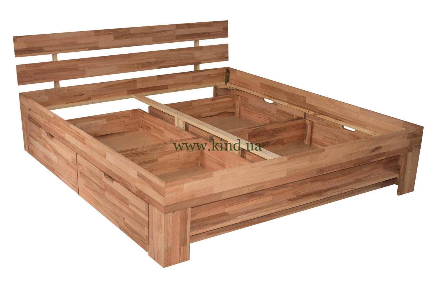 высокая кровать с выдвижными ящиками украина