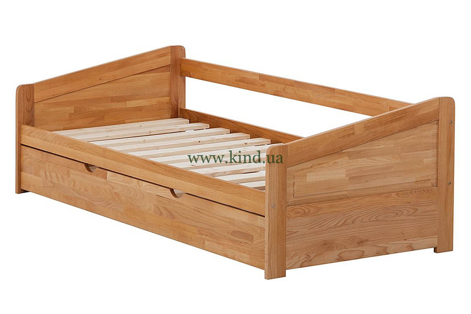 детская раздвижная кровать деревянная