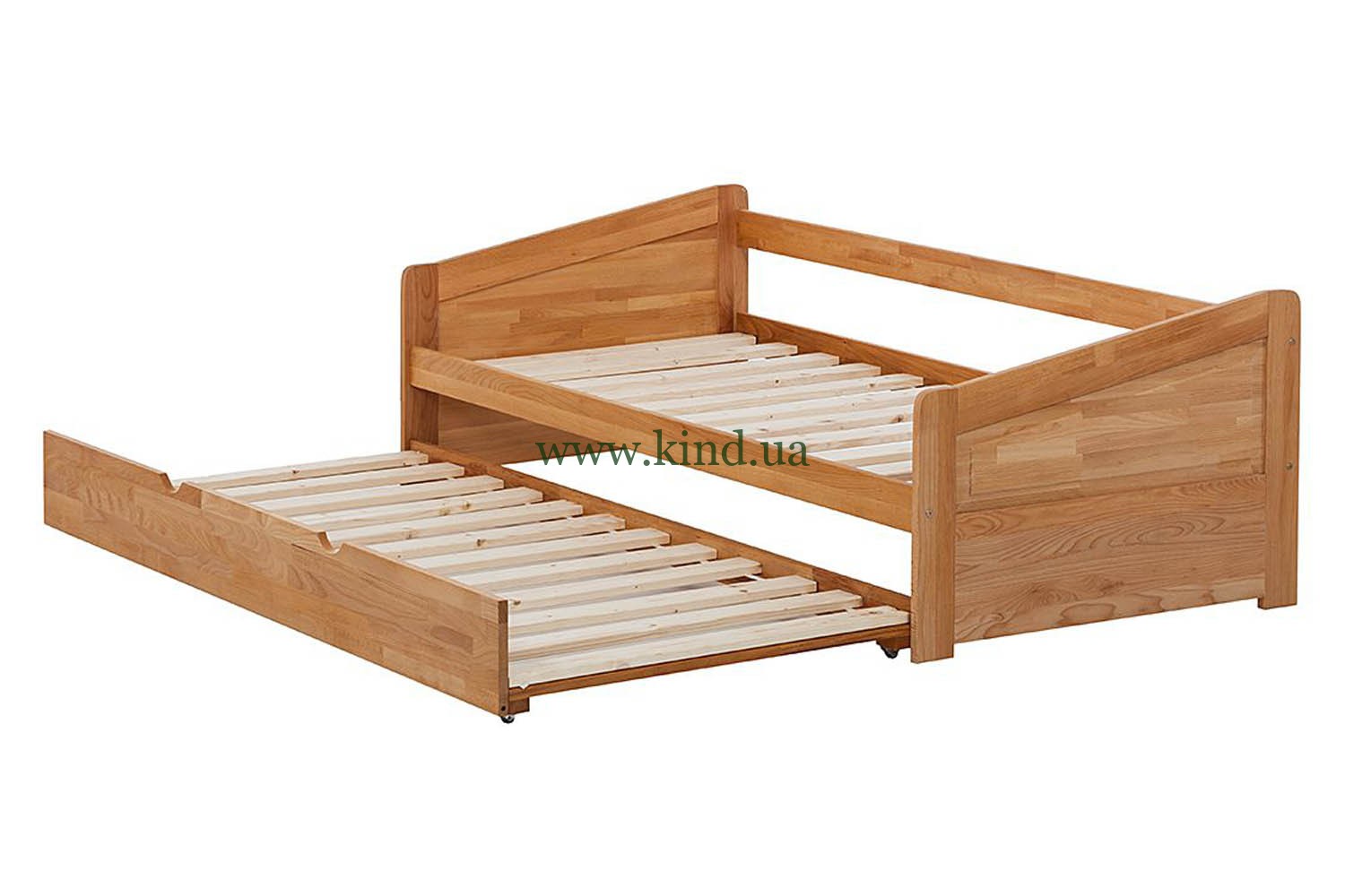 детская раздвижная кровать из дерева