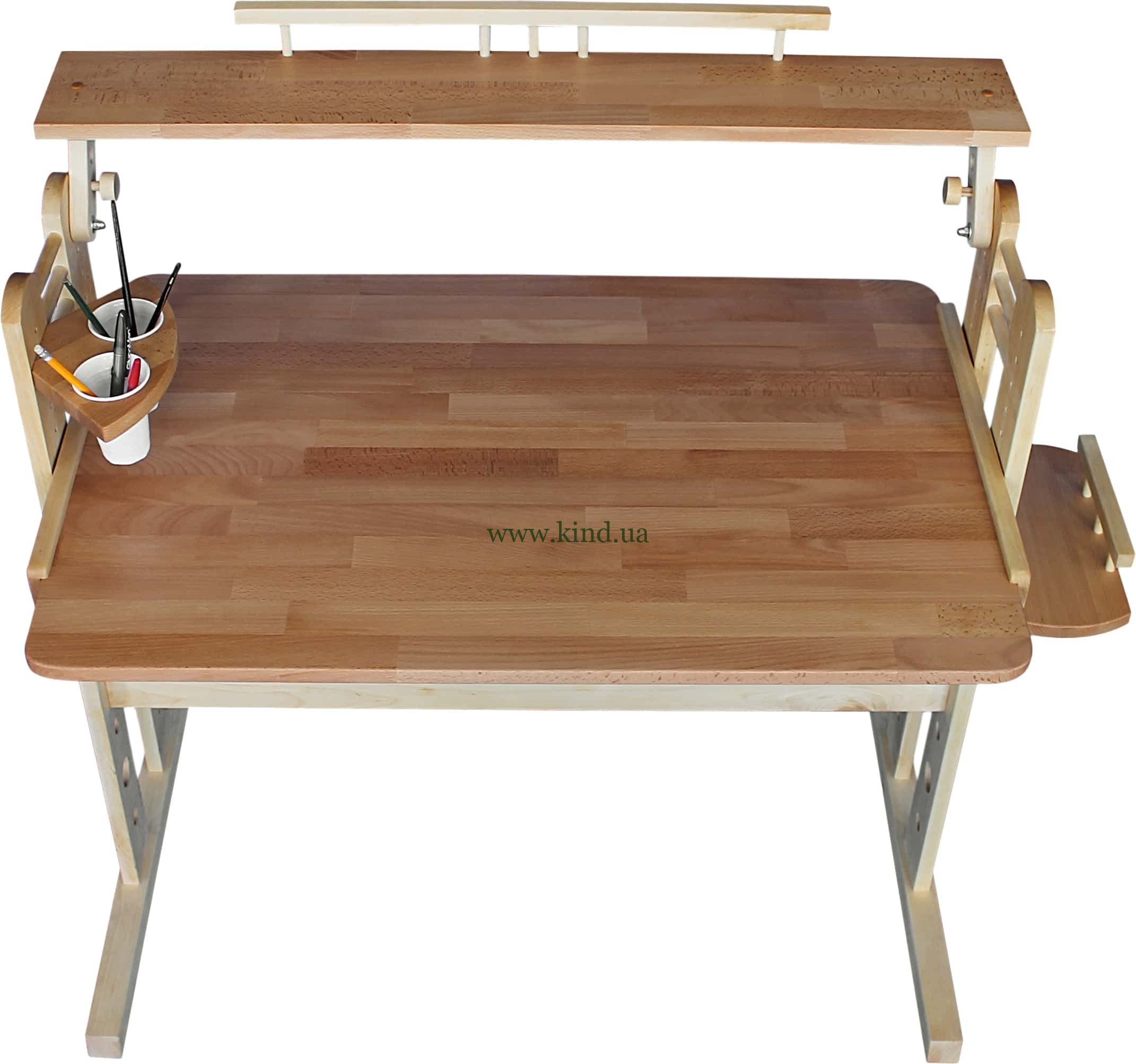 стол для школьника из дерева бука