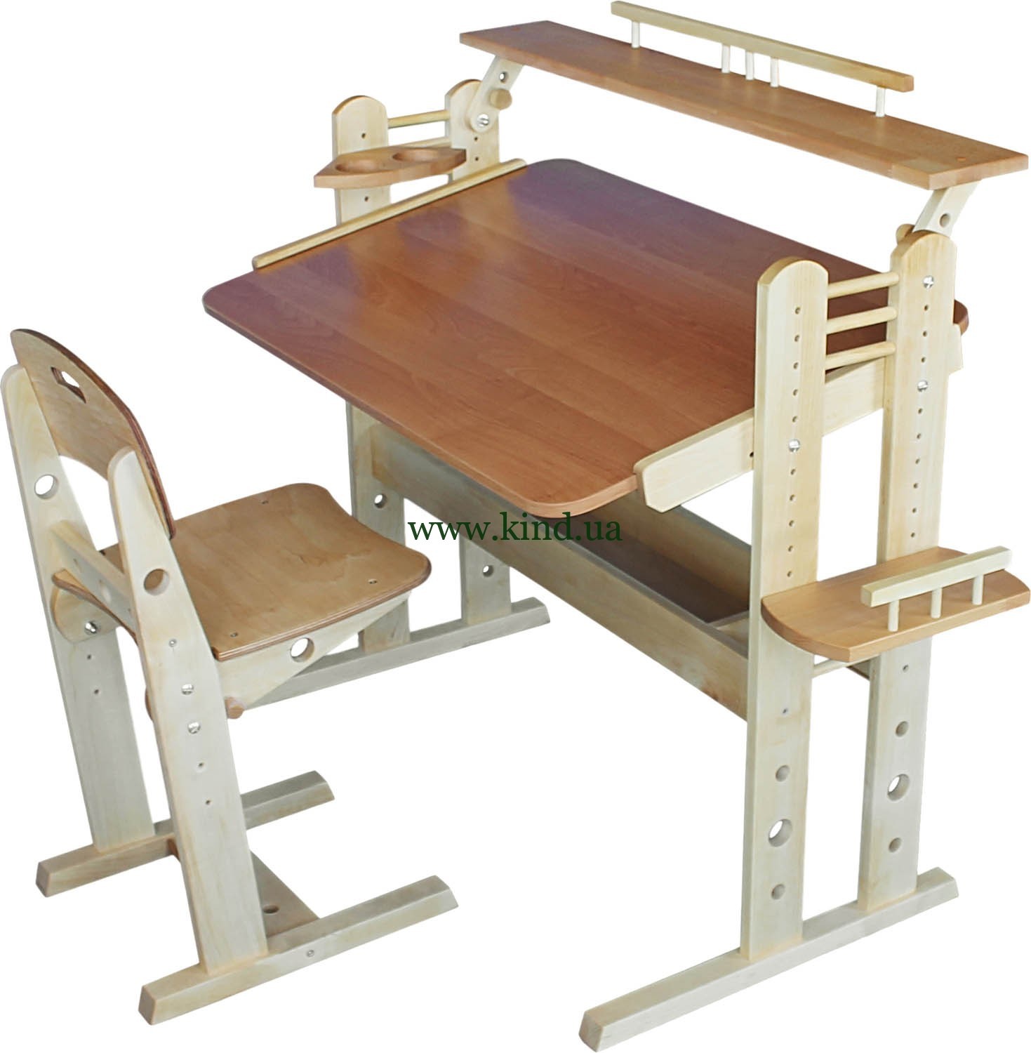 стол для школьника из дерева со стулом