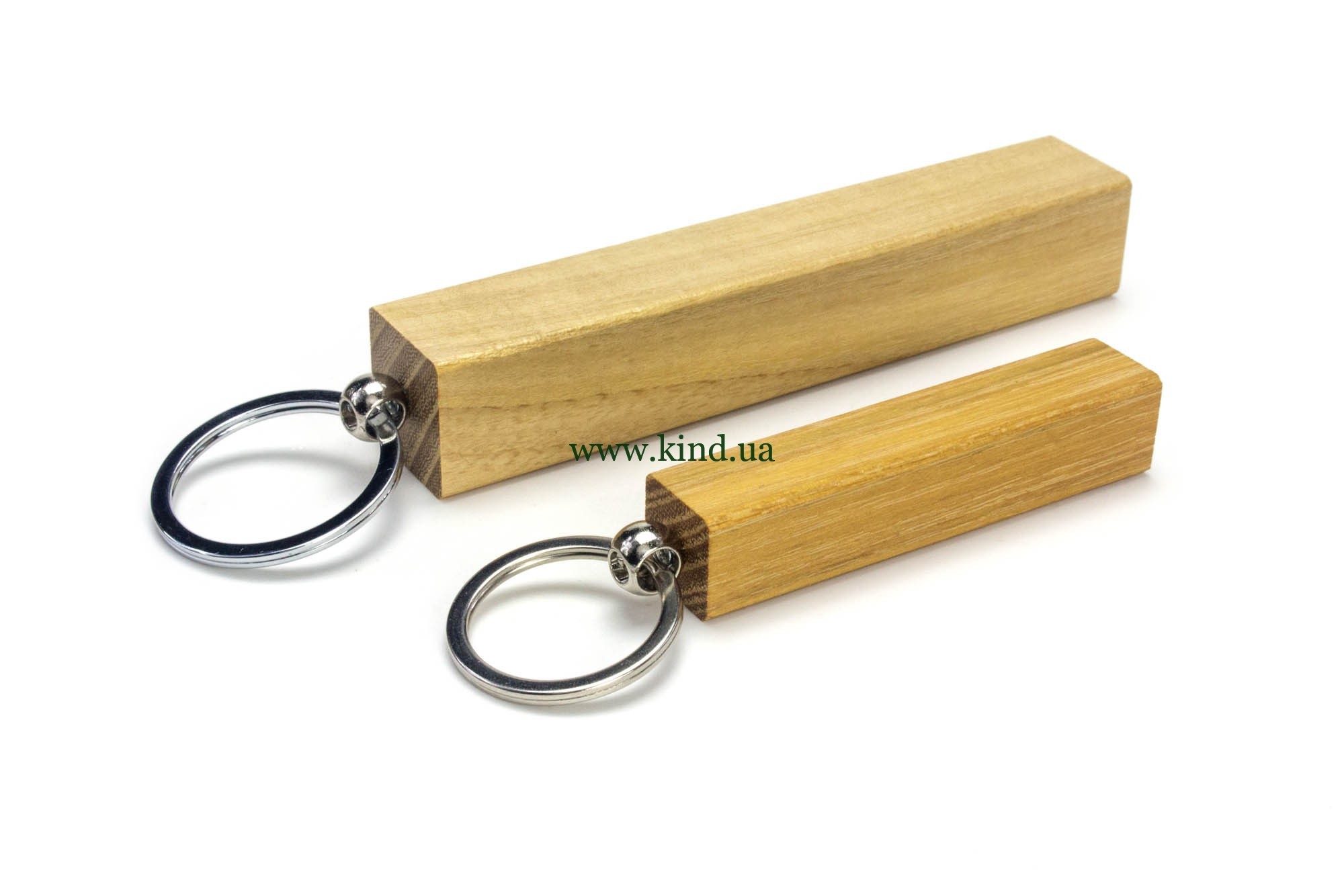 Брелки для рекламы из дерева акации