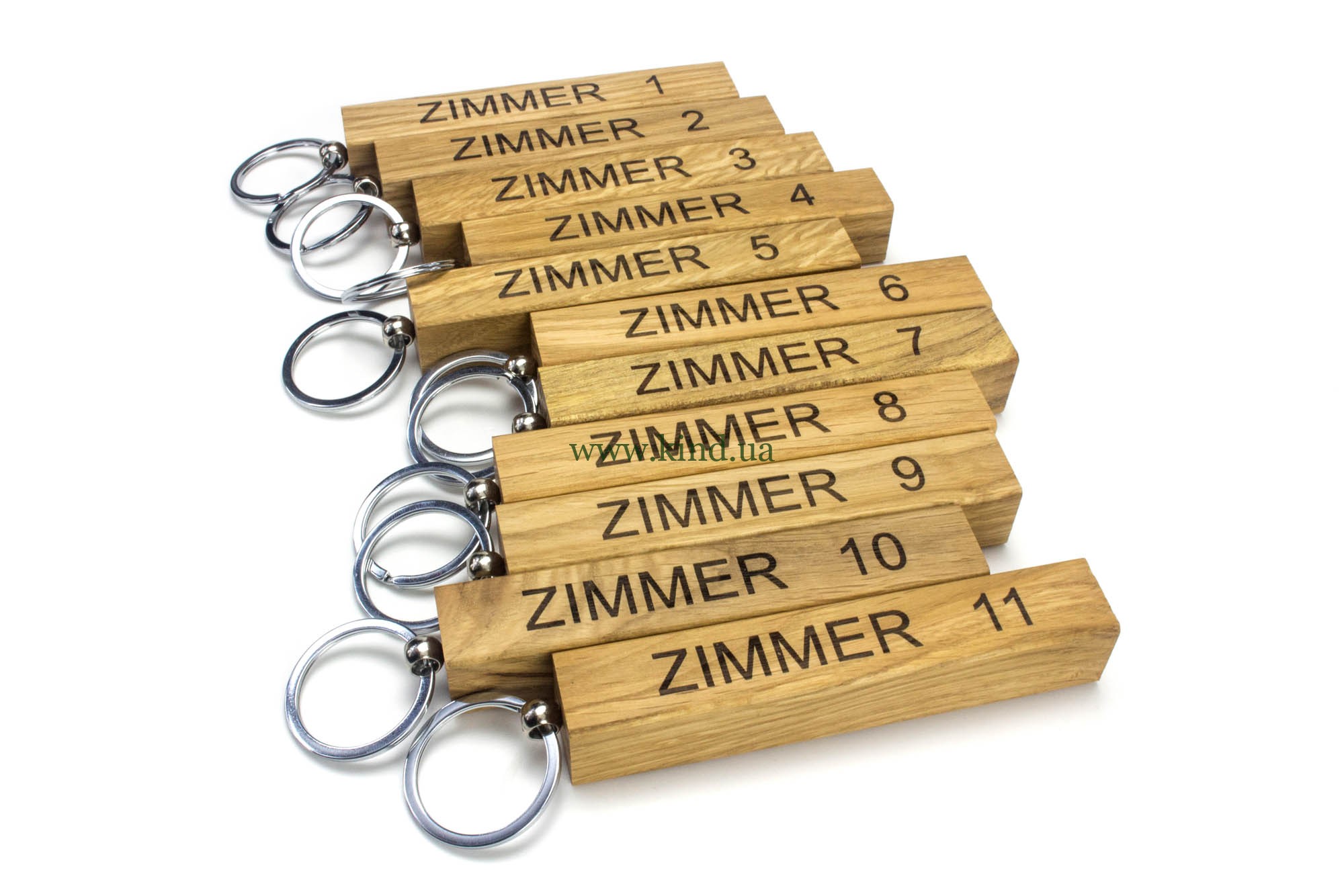 Брелки с лазерной гравировкой