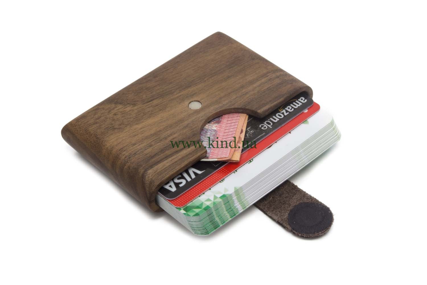 деревянный кошелёк