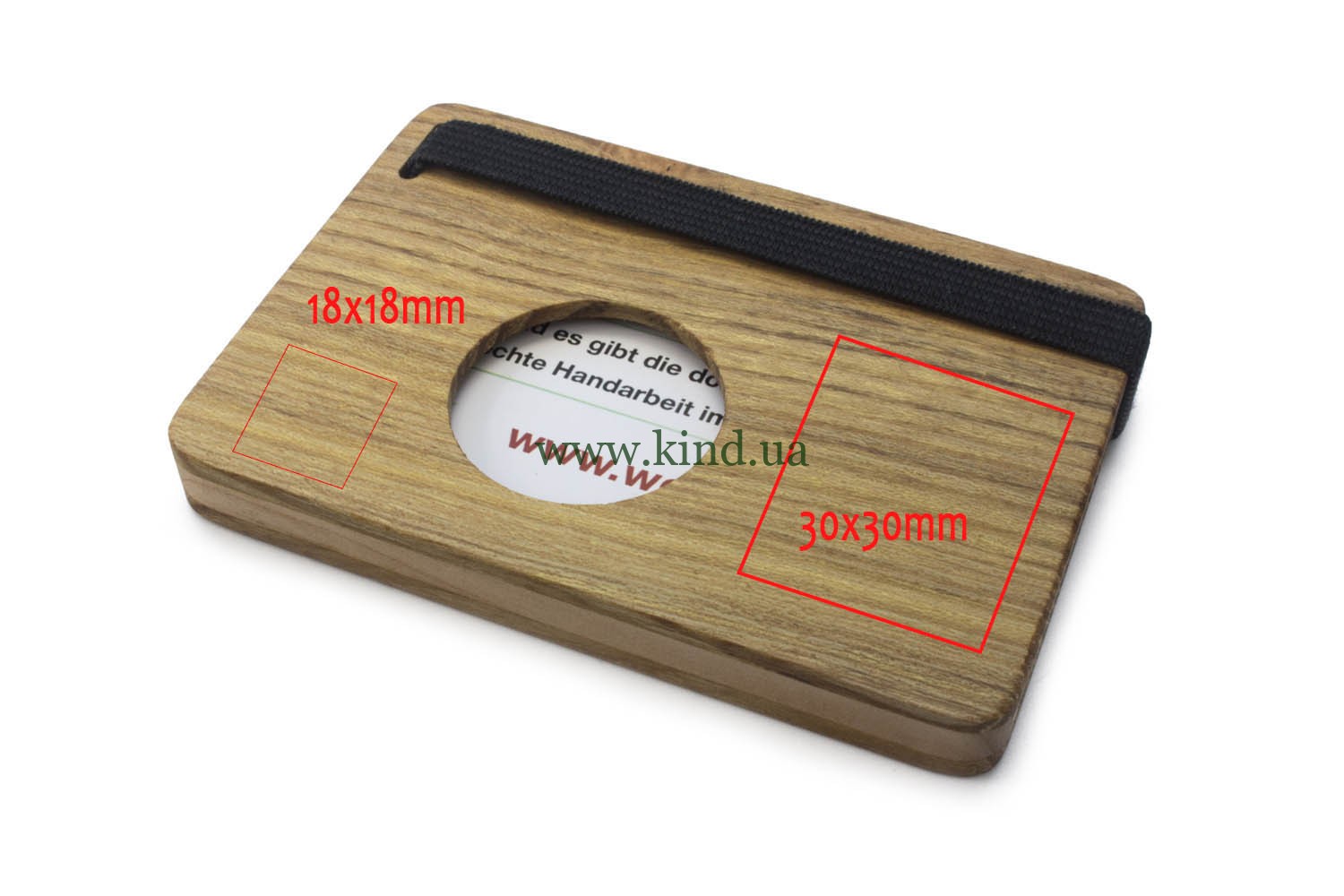 футляр для визитных карт для гравировки логотипов