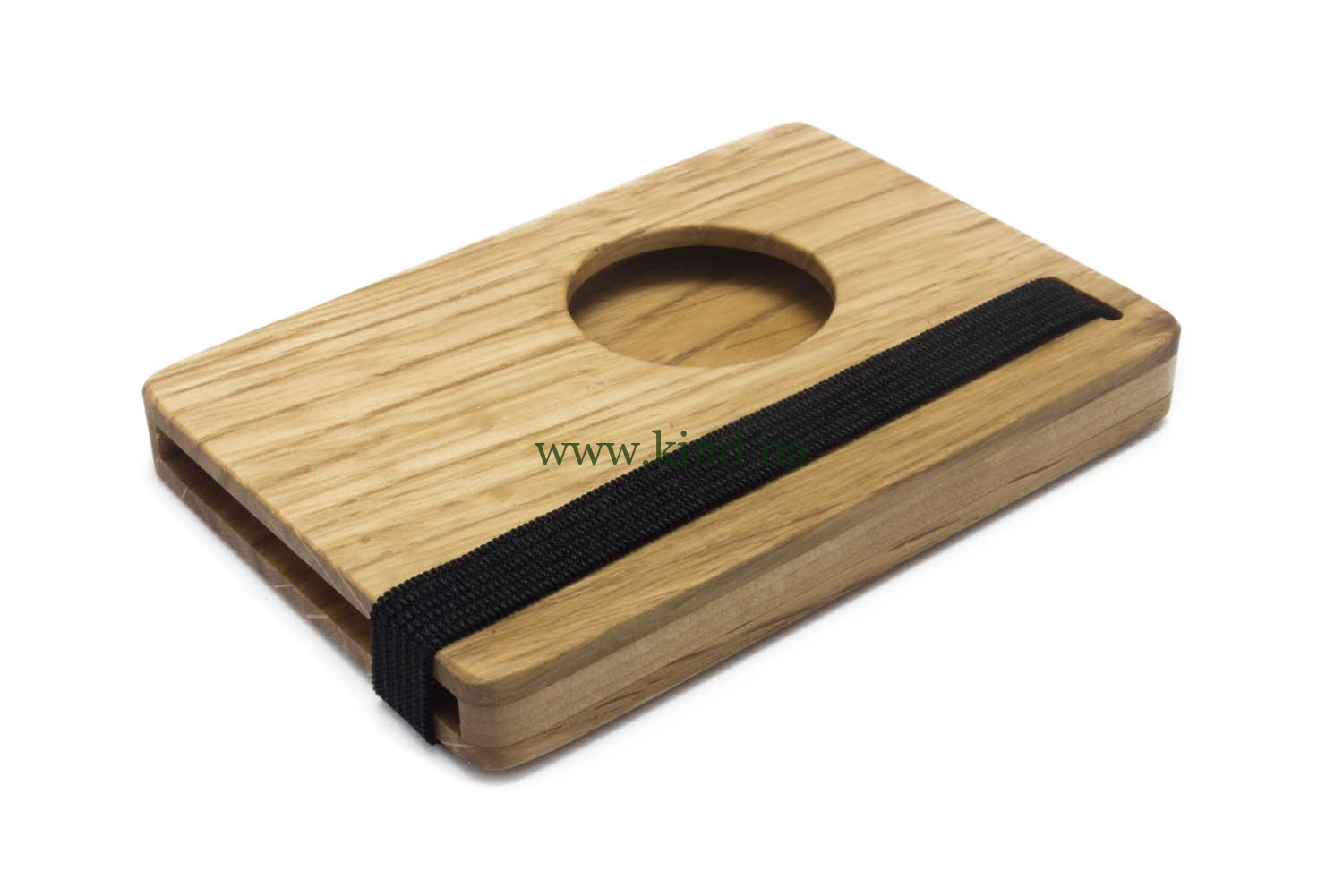 футляр из дерева для визитных карт