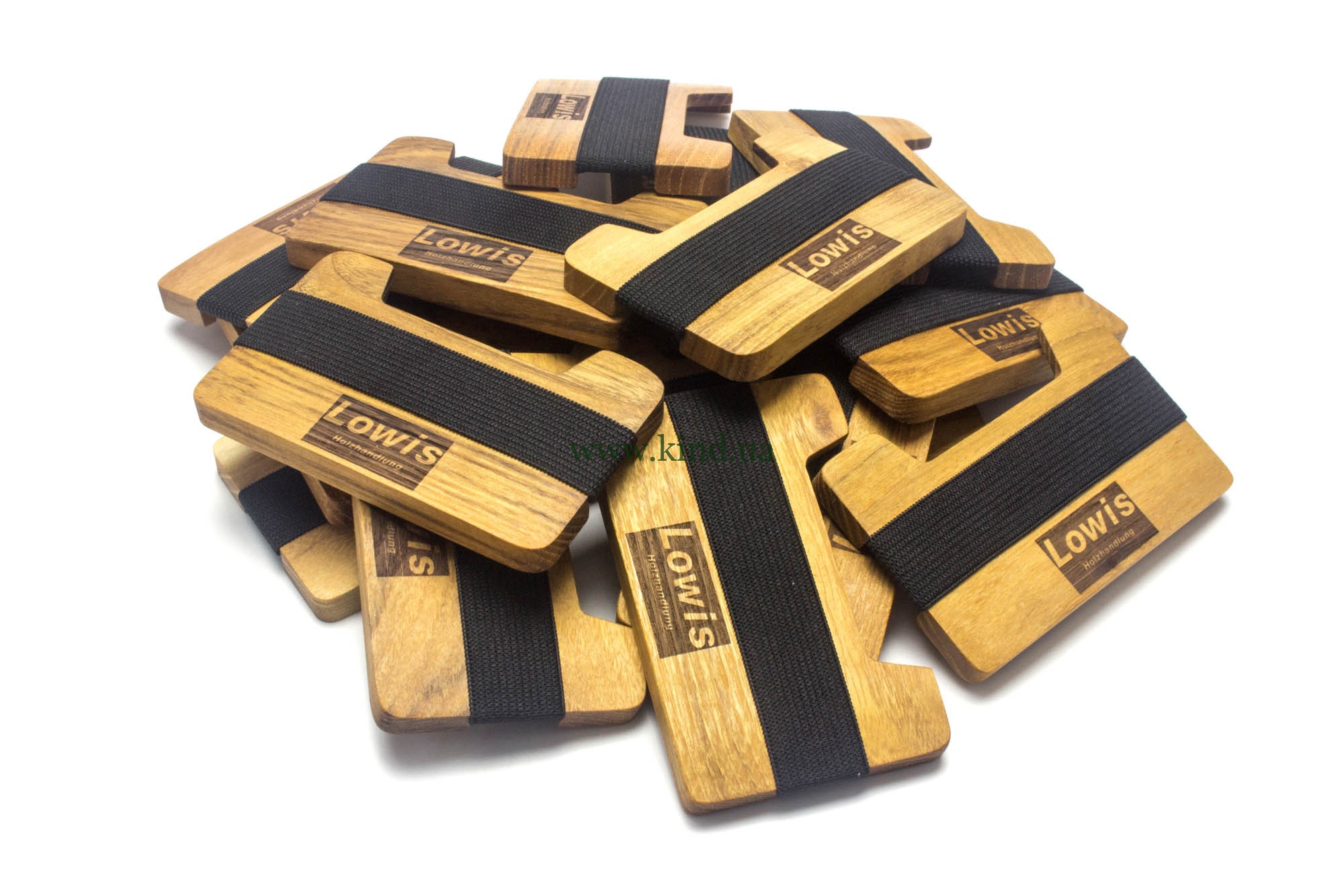 кошелёк деревянный с гравировкой