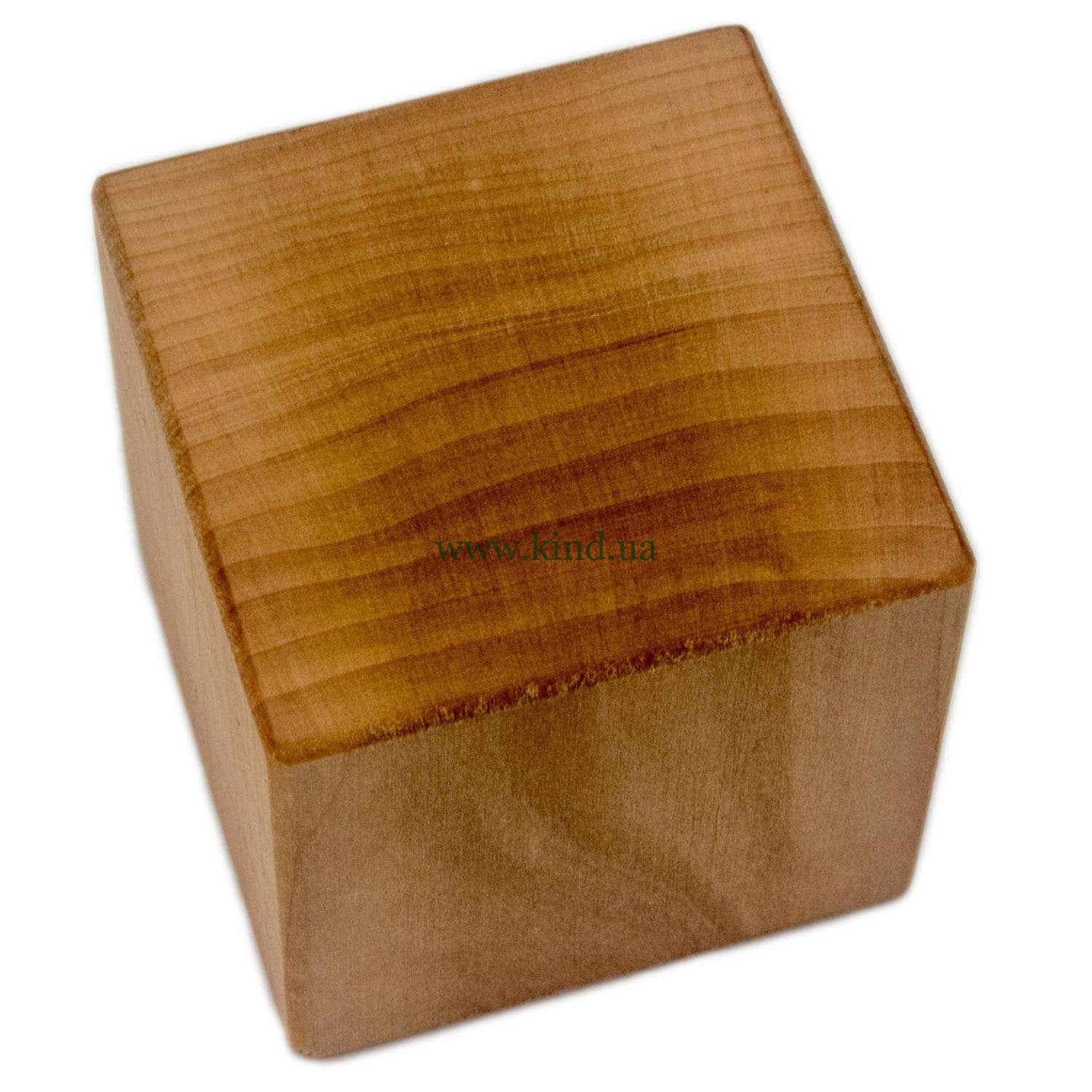 Кубик из груши деревянный