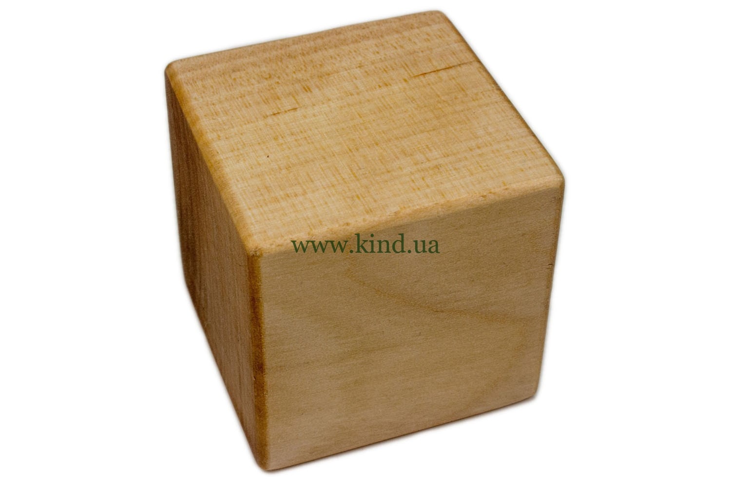 деревянный кубик берёза 30х30мм 2