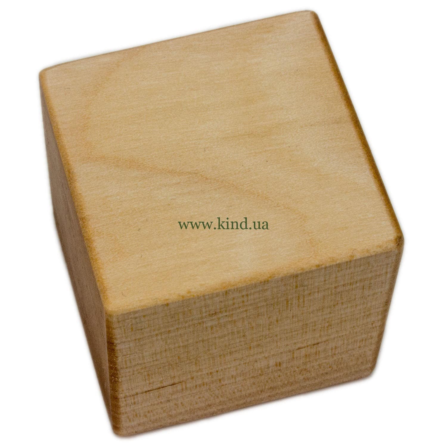 деревянный кубик берёза 40х40