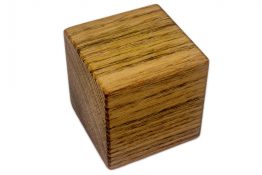 деревянный кубик шлифованный акация 2